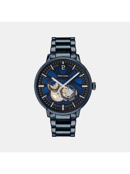 Pierre Lannier - Blue Stainless Steel Analog Watch (333D469) (M)
