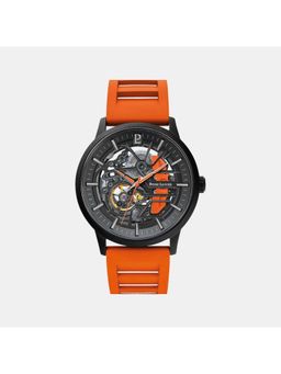 Pierre Lannier - Black Rubber Analog Watch (341A499) (M)