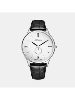 Adriatica - Silver Leather Analog Watch (A1230.5263Qxl) (M)