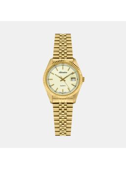 Adriatica - Cream Stainless Steel Analog Watch (A3090.1111Q) (M)