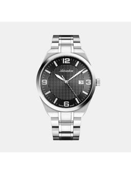 Adriatica - Black Stainless Steel Analog Watch (A8343.5154Q) (M)