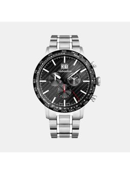 Adriatica - Black Stainless Steel Analog Watch (A8383.4114Ch) (M)