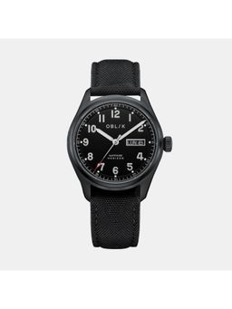 Oblik - Black Fabric Analog Watch (Horizon) (M)