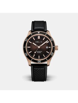 Oblik - Brown Silicone Analog Watch (Sealion) (M)