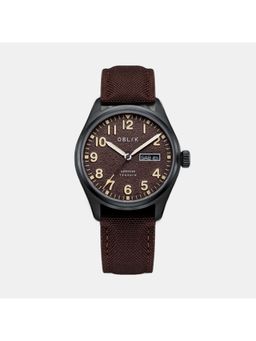 Oblik - Brown Stainless Steel Analog Watch (Terrain) (M)