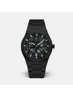 Oblik - Black Stainless Steel Analog Watch (Velocity Black) (M)