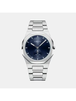 Oblik - Blue Stainless Steel Analog Watch (Zeus Blue) (M)