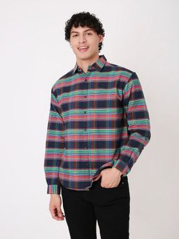BLNK - Red Cotton Checks Shirt