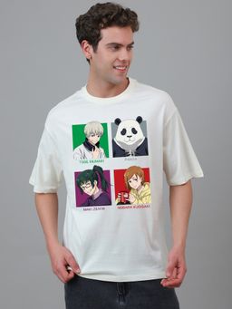 Free Authority - Off White Official Jujutsu Kaisen Oversized T-Shirt