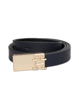 Tommy Hilfiger - Women Cashe Leather Casual Belt - Navy Blue