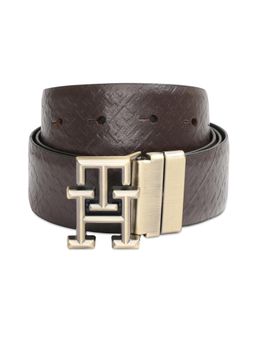 Tommy Hilfiger - Men Boonville Leather Reversible Belt - Brown & Black