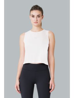 Van Heusen Woman Lingerie and Athleisure - Van Heusen Proactive Elite Women Quick Dry & High Stretch Cropped Top - Chalk Pink