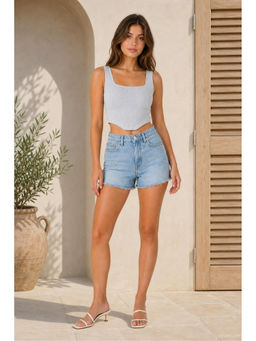 Cider - Solid Zip Up Tank Top