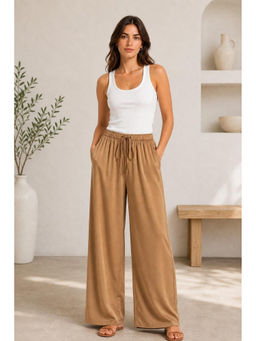 Cider - High Waist Elastic Waist Pants