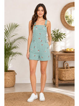 Cider - Floral Buckle Pocket Romper