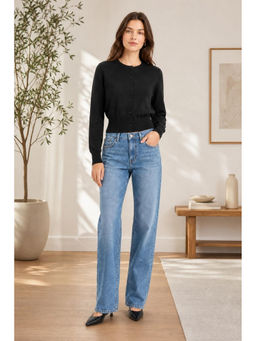 Cider - Round Neck Button Cardigan