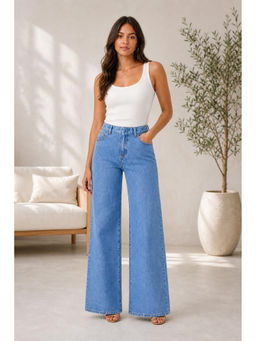 Cider - Santorini Beach Vacation Denim Low Rise Solid Pocket Straight Leg Jeans