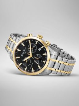 Mathey-Tissot - Ares Chrono Stainless Steel Black Dial Watch For Men -H197CHBN (Medium)