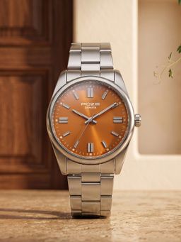 Sonata - Poze 9.2 Alloy Brown Dial Watch For Men -SP70033SM10W (Medium)