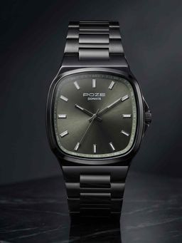 Sonata - Poze 9.2 Alloy Olive Dial Watch For Men -SP70112QM01W (Medium)