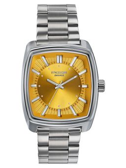 Sonata - Poze 9.2 Alloy Yellow Dial Watch For Men -SP70116SM01W (Medium)