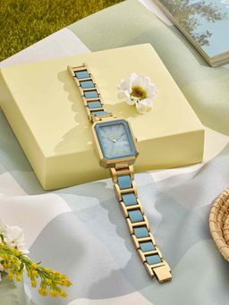 Sonata - Poze 9.2 Alloy Blue Dial Watch For Women -SP80129KD04W (Medium)