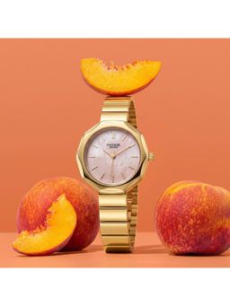 Sonata - Poze 9.2 Alloy Pink Dial Watch For Women -SP80184YM01W (Medium)
