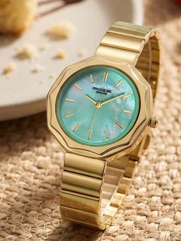 Sonata - Poze 9.2 Alloy Green Dial Watch For Women -SP80184YM02W (Medium)