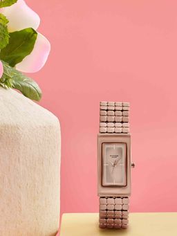 Sonata - Poze 9.2 Alloy Rose Gold Dial Watch For Women -SP80201WM01W (Medium)