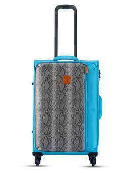 it luggage - Flattery Trolley Bag Blue and Snake Print