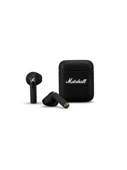 Marshall - Minor III Bluetooth Truly Wireless in-Ear Earbuds with Mic (Black)