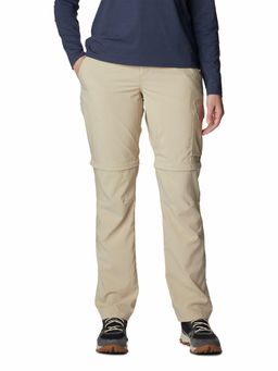 Columbia - Womens Beige Omni-Shade Silver Ridge Utility Convertible Pant