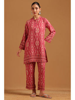 Soch - Pink Printed Full Sleeves Co-ord Set
