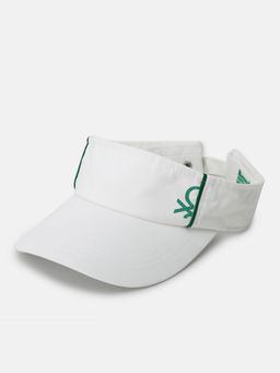 United Colors of Benetton - Solid Benetton Printed Logo Visor Cap