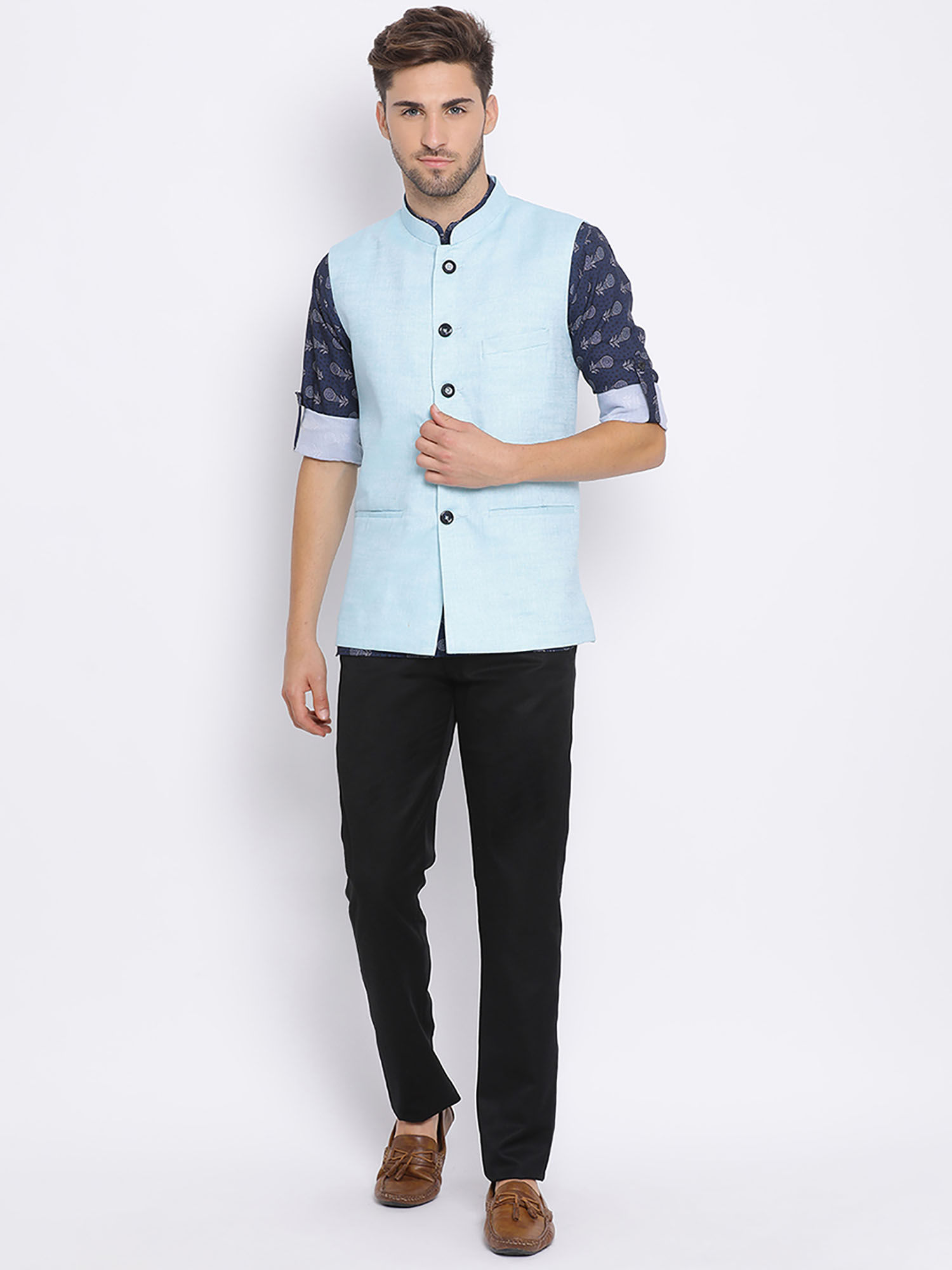 Buy HANGUP Kurta With Trouser And Nehru 