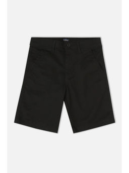 Allen Solly - Boys Black Solid Shorts