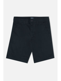 Allen Solly - Boys Navy Blue Solid Shorts