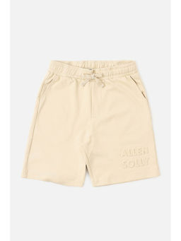 Allen Solly - Boys Beige Solid Shorts