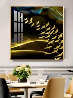 The Next Decor - Horizon of Wings Glass Finish Square Wall Art