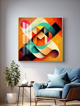 The Next Decor - Ethereal Expressions Glass Finish Square Wall Art