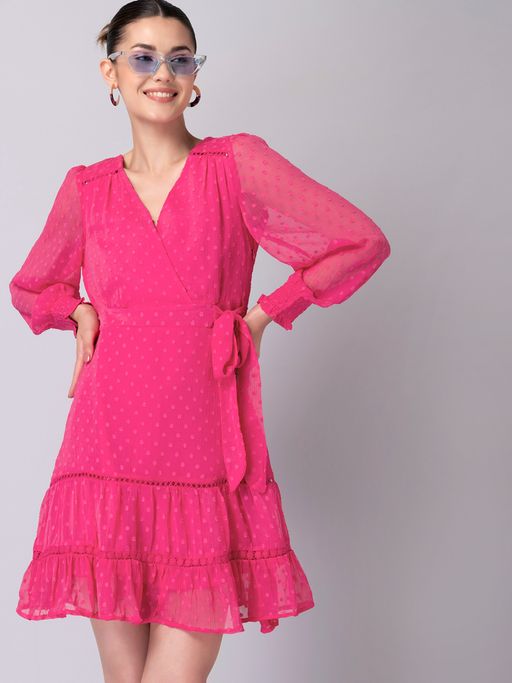 strapless open back dress The Maxi Wrap Dress main image 1