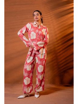 Juniper - Women Pink Floral Printed Co-Ord Set