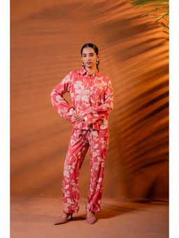 Juniper - Women Pink Floral Printed Co-Ord Set