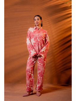 Juniper - Women Pink Floral Printed Co-Ord Set