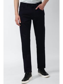 Van Heusen - Men Navy Dark Wash Regular Fit Jeans