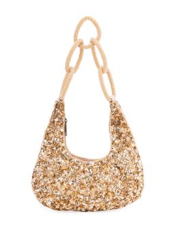 5 Elements by Radhika Gupta - Small Gold Abraxas Handbag