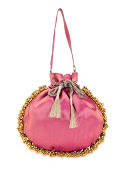 5 Elements by Radhika Gupta - Small Pink Leander Potli Bag