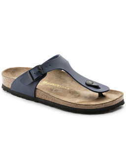 Birkenstock - Gizeh Blue Solid Regular Width Sandals