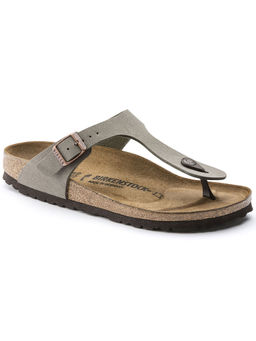 Birkenstock - Gizeh Grey Solid Regular Width Sandals