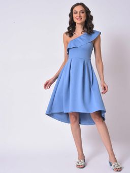PINACOLADA - Women Blue Solid Casual Dresses